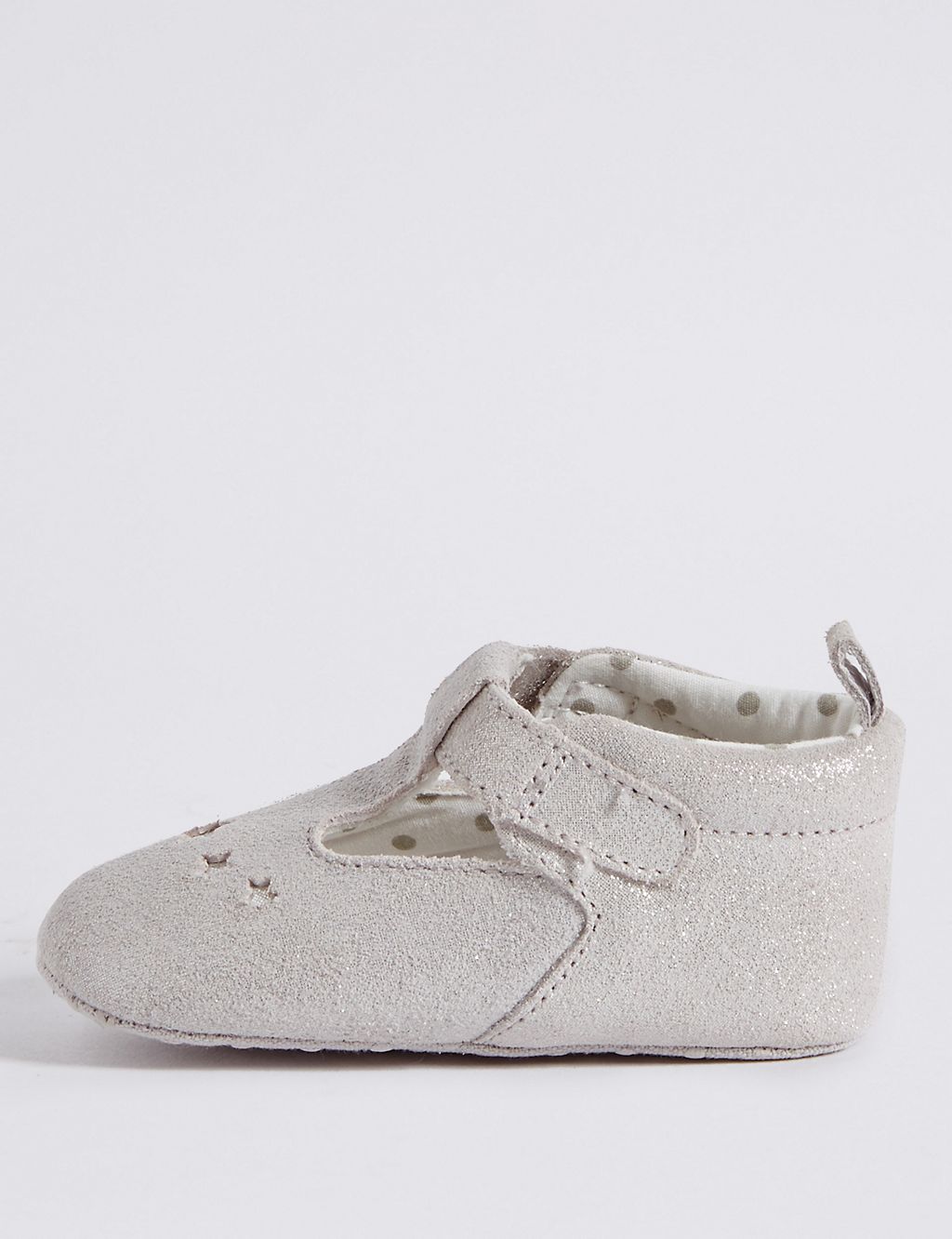 Baby Suede Riptape Pram Shoes 2 of 4