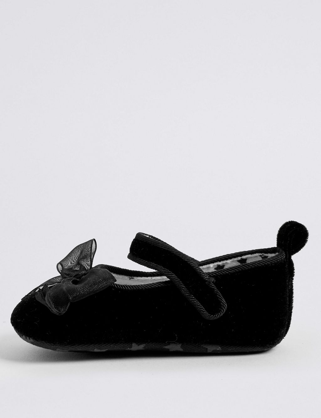 Baby Velvet Pram Shoes 2 of 4