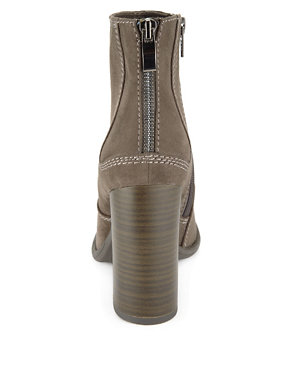 Back Zip Ankle Boots with Insolia® Image 2 of 5