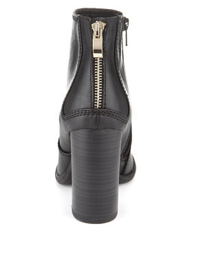 Back Zip Ankle Boots with Insolia® Image 2 of 4