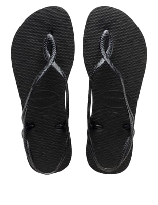 Flip flops with back sales strap