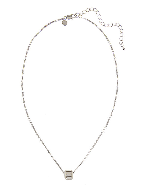 Baguette Bead Pendent Necklace MADE WITH SWAROVSKI® ELEMENTS Image 1 of 2