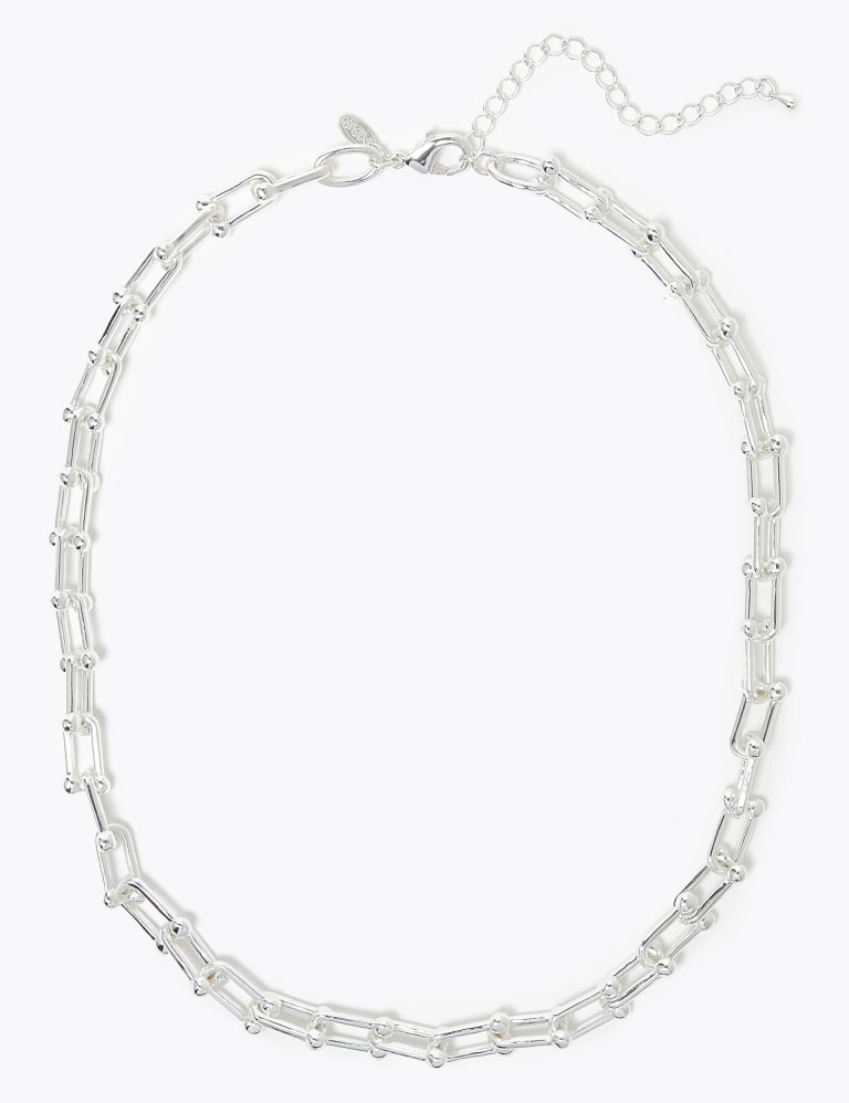 Ball link chain on sale necklace