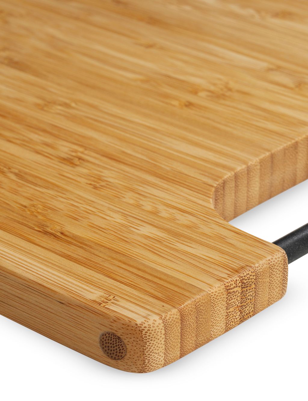 Bamboo Chopping Board with Silicon Rod Handle 1 of 3