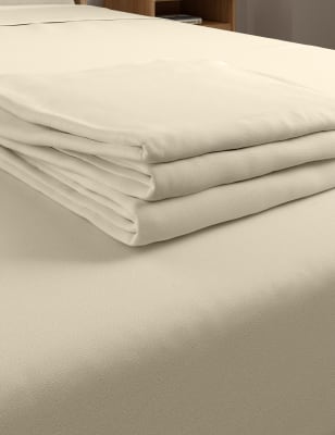 Bamboo Cotton Blend Sateen Flat Sheet Image 2 of 4