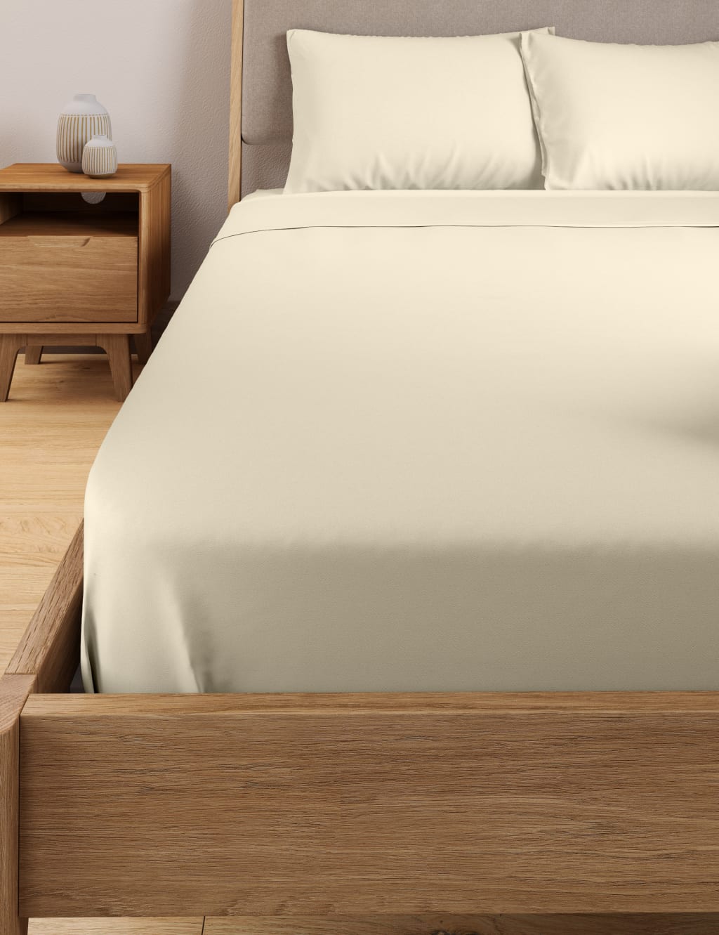 Bamboo Cotton Blend Sateen Flat Sheet 4 of 4