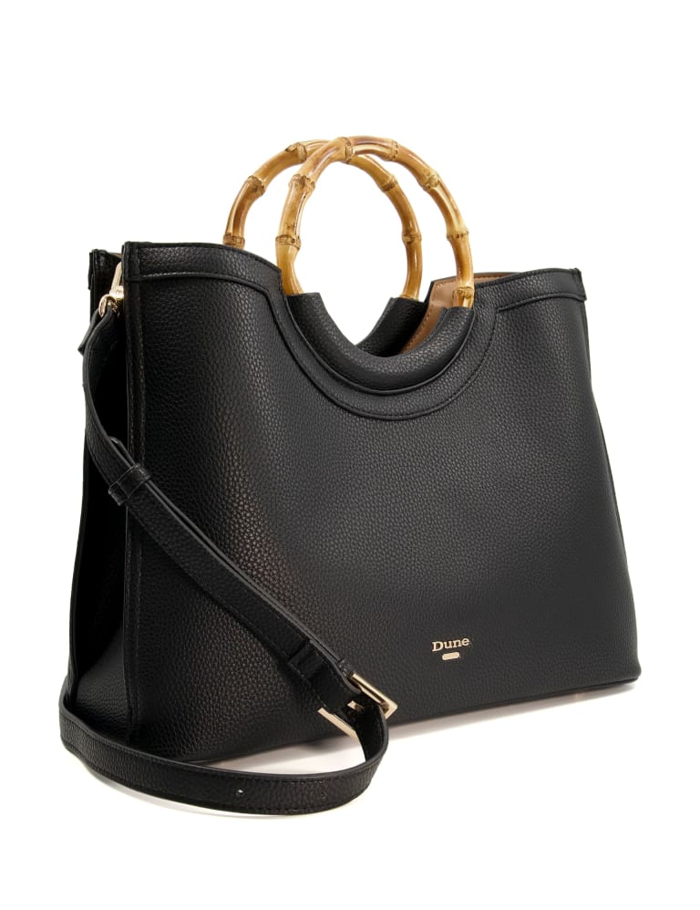 Bamboo handle tote bag best sale