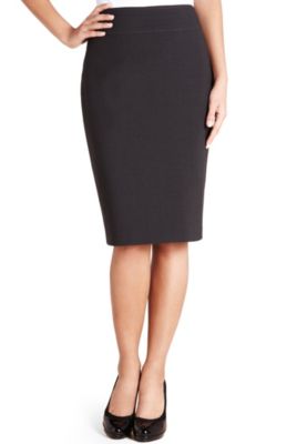 Banded Waist Pencil Skirt Image 1 of 1