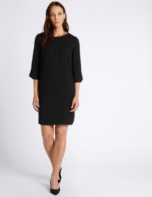 Bar Back 3/4 Sleeve Tunic Dress, M&S Collection