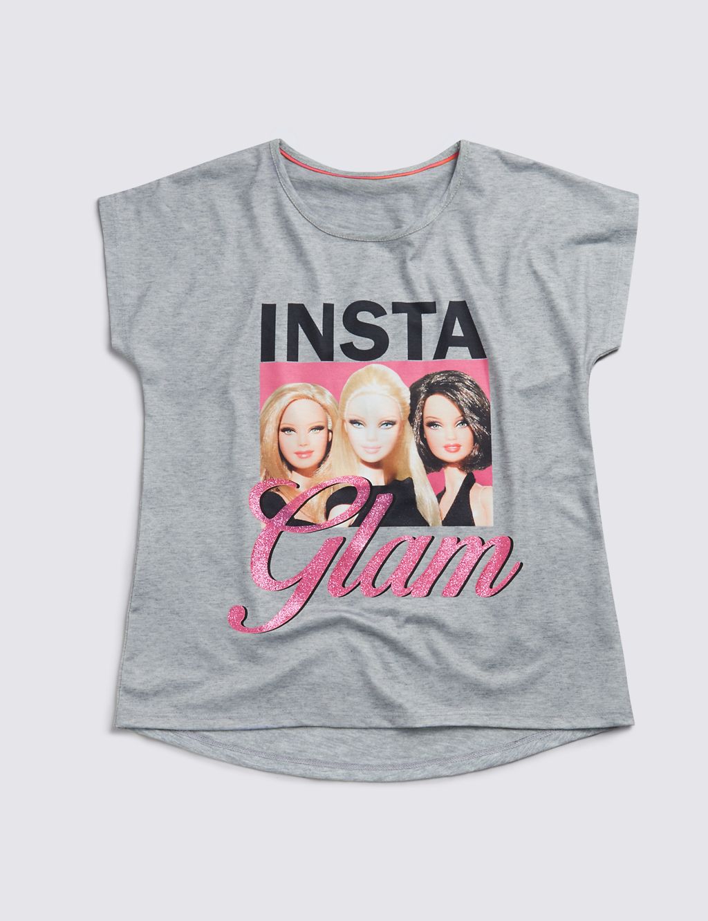 Barbie™ Insta Glam Slogan T-Shirt (5-14 Years) 1 of 3