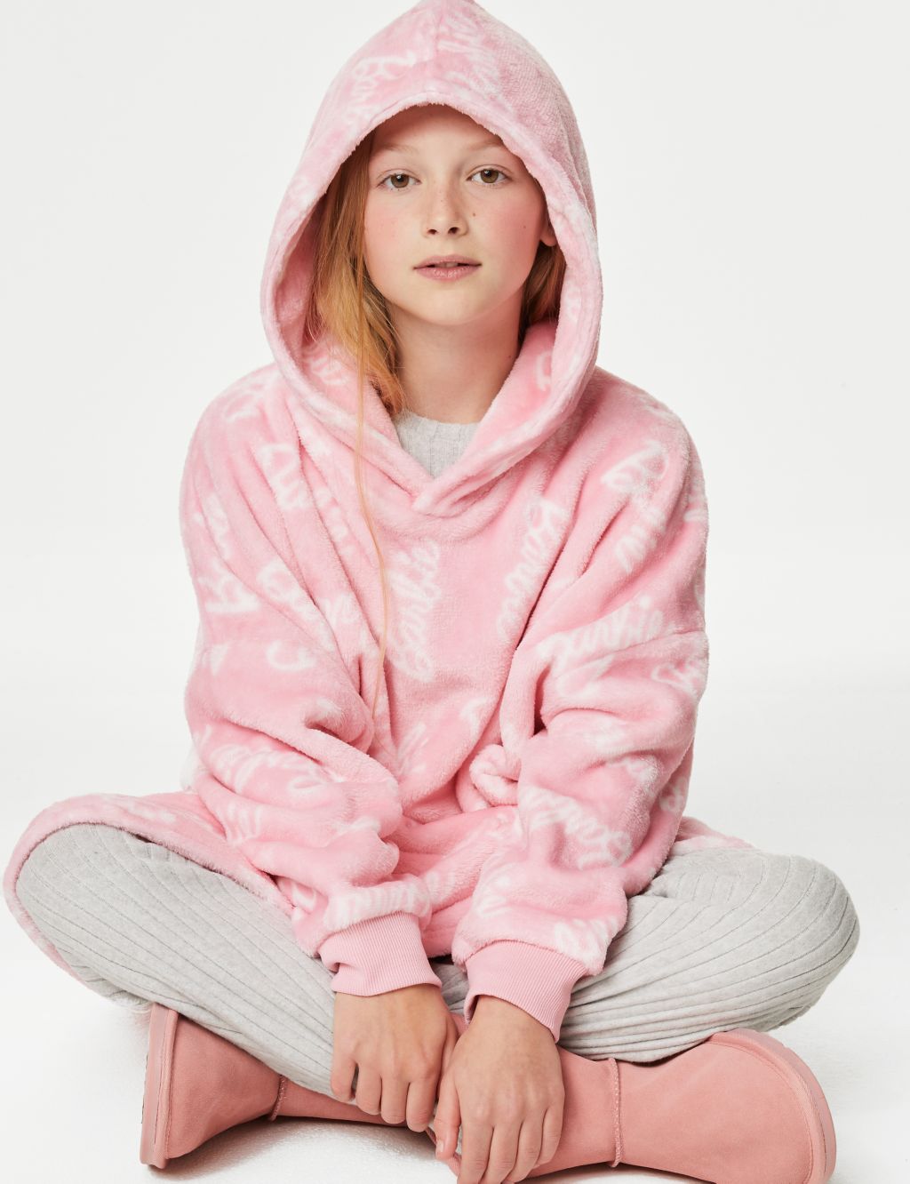 Oversized Pink Hoodie for Women