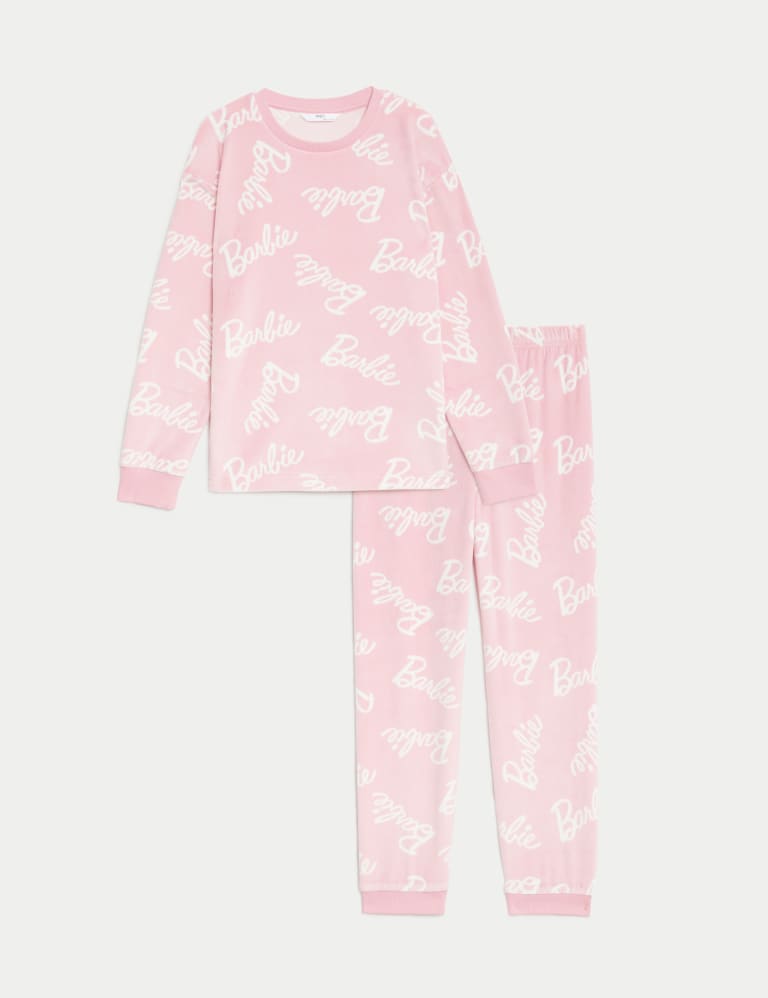 Little & Big Girls Barbie Fleece Pajama Pants