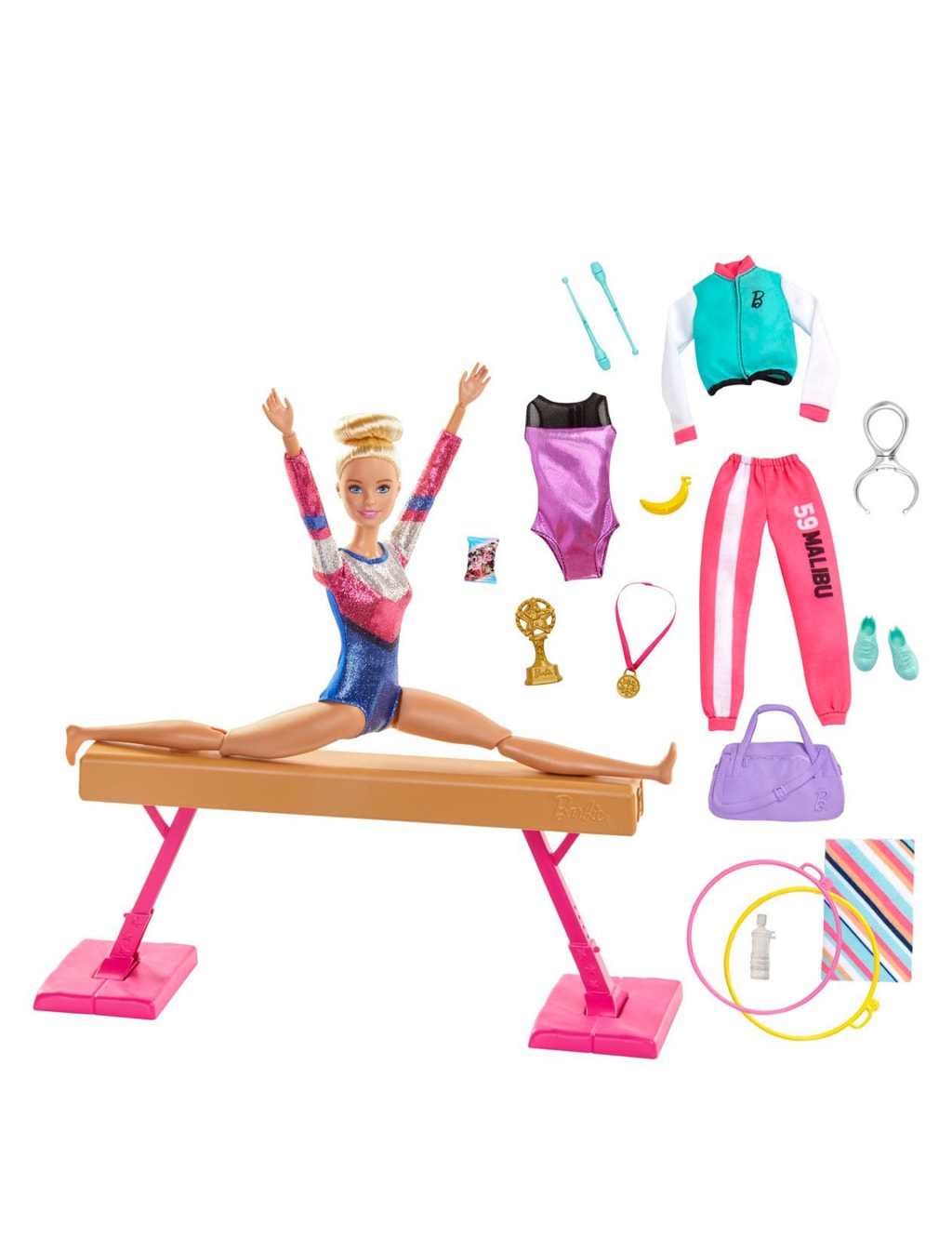 Barbie gymnastics asda top