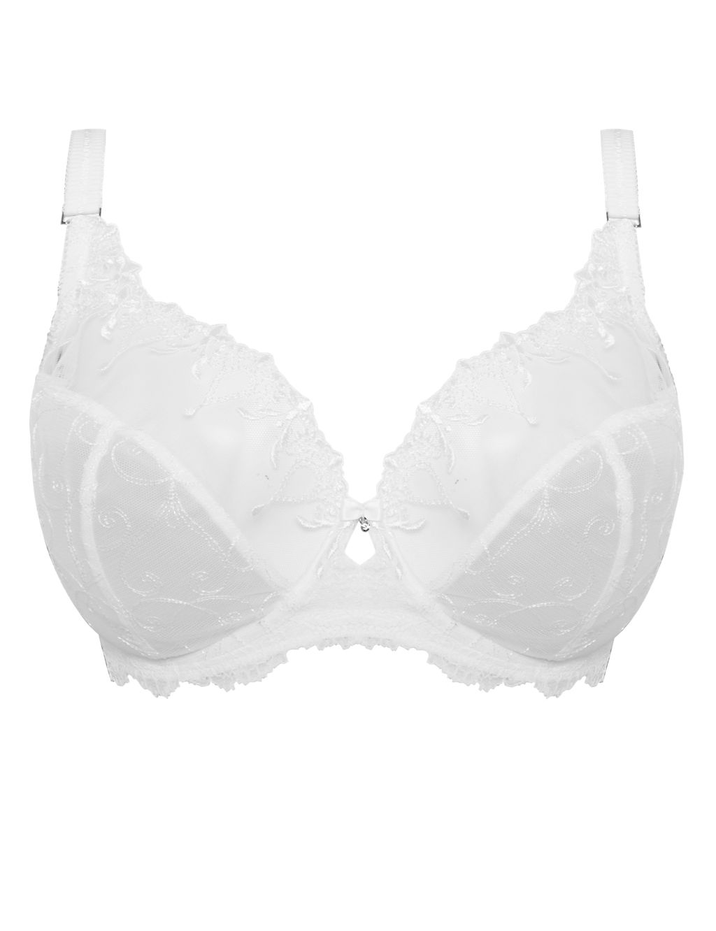 Baroque Embroidered Non-Padded Balcony DD-G Bra 1 of 5