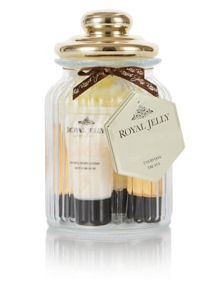 Bath & Body Glass Jar Set | Royal Jelly | M&S