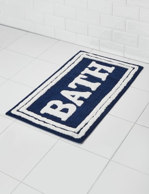 Bath Slogan Mat M&S