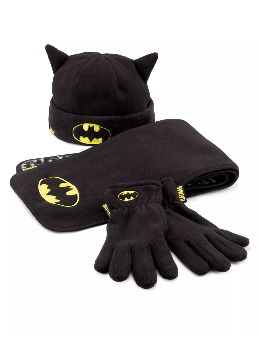 Batman™ Hat, Scarf & Gloves Set (Older Boys) | M&S