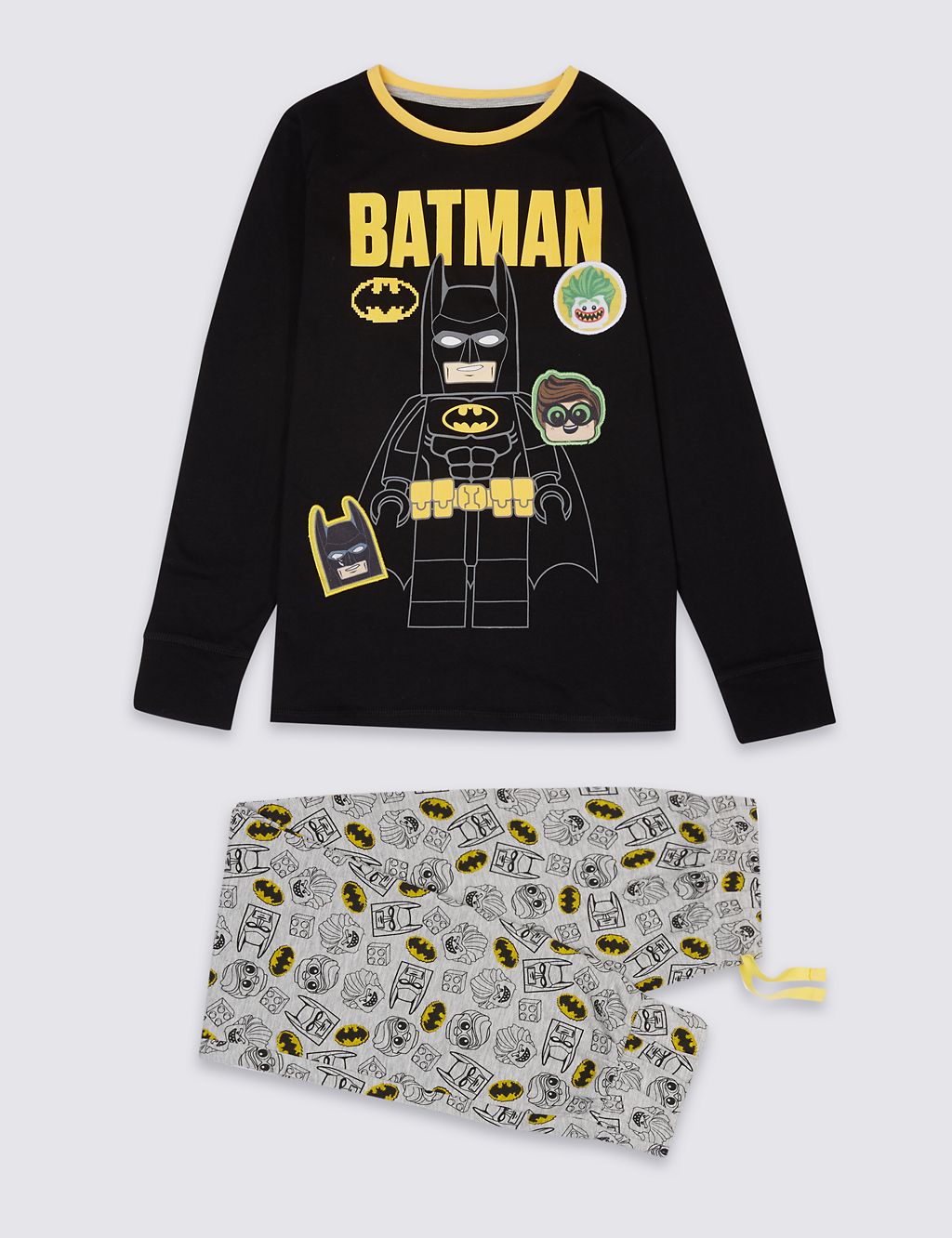 Batman™ Long Sleeve Pyjamas (3-14 Years) 1 of 6