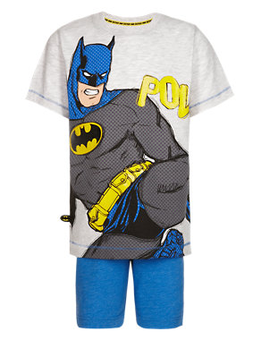 Batman™ Pyjama Shorts Set with Mask Image 2 of 7
