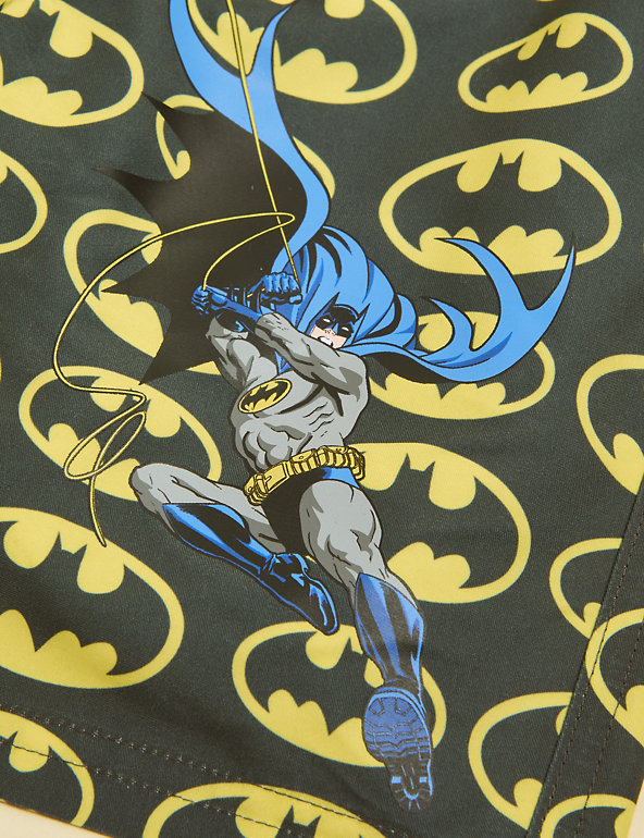 Batman Swim Shorts 2 7 Yrs M S, Superhero Shower Curtain Fabric By The Yard