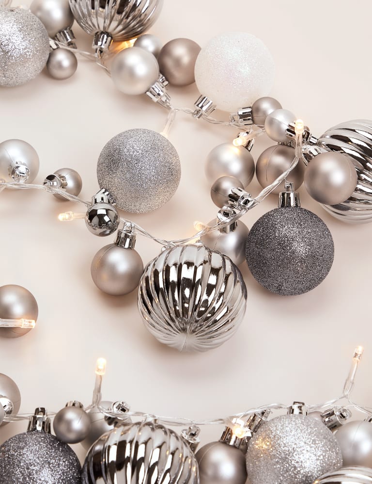 Bauble Garland Lights M&S