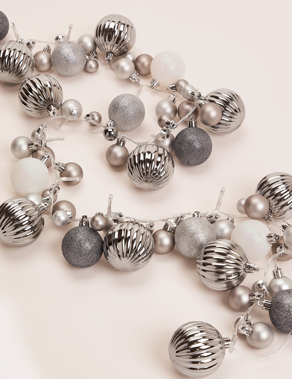 Bauble Garland Lights M&S