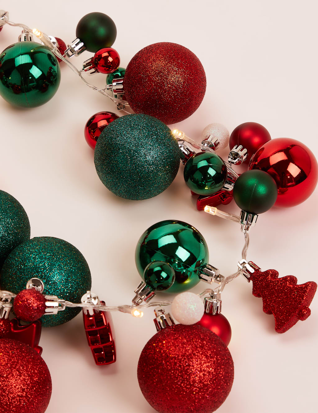 Bauble Garland Lights M&S
