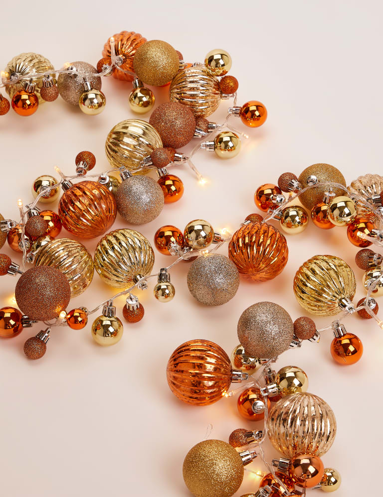 Bauble Garland Lights M&S
