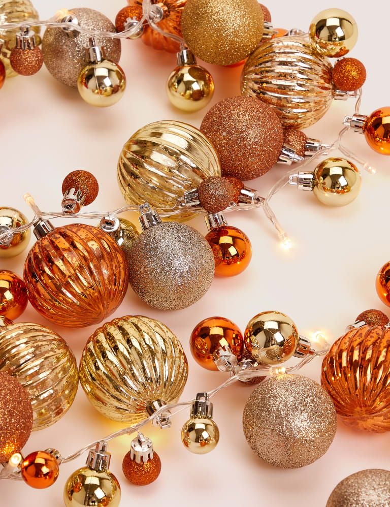 Bauble Garland Lights M&S