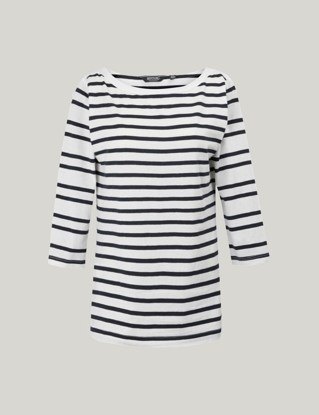 Bayletta Cotton Blend Striped T-Shirt 1 of 6