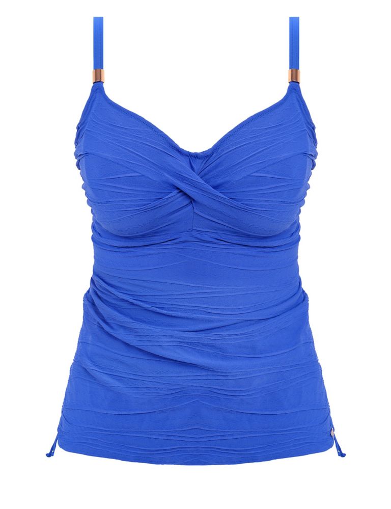 Beach Waves Wired Padded Tankini Top 2 of 5