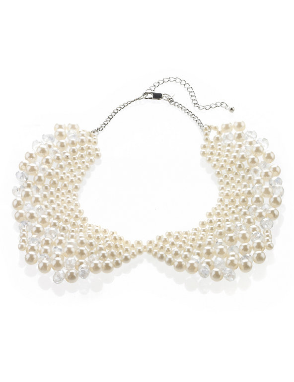 Beaded Peter Pan Collar Necklace Image 1 of 1