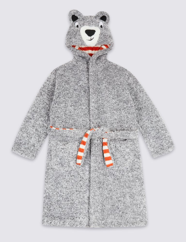 Bear Dressing Gown with Belt (1-8 Years) 2 of 6
