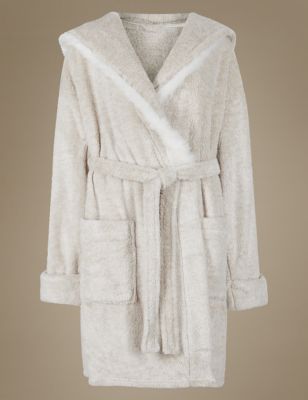 Bear Hooded Dressing Gown Image 2 of 4