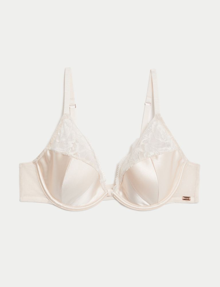 Beau Silk & Lace Wired Plunge Bra (A-E) 2 of 7
