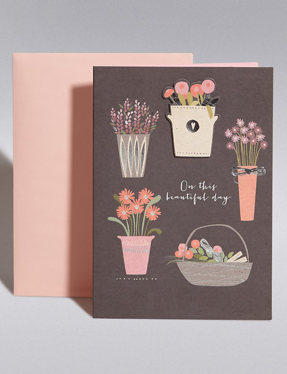 Beautiful Day Plant Pots Cards Image 1 of 1