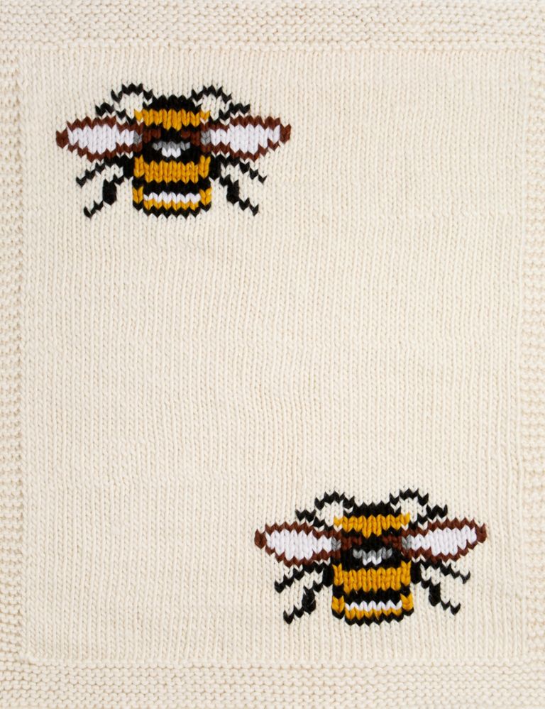 Bee Blanket Knitting Kit 2 of 3