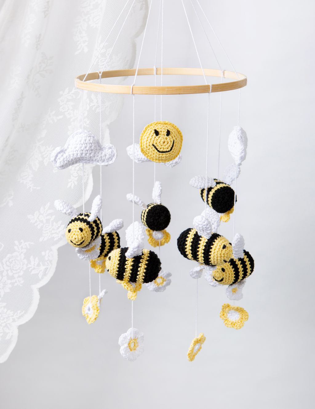 Bee Mobile Crochet Kit 3 of 4
