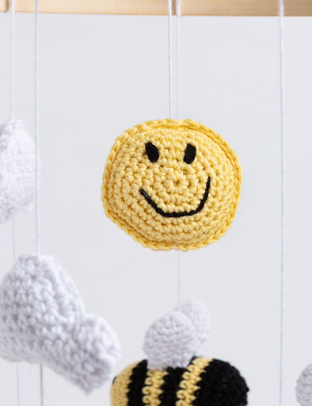 Bee Mobile Crochet Kit 1 of 4