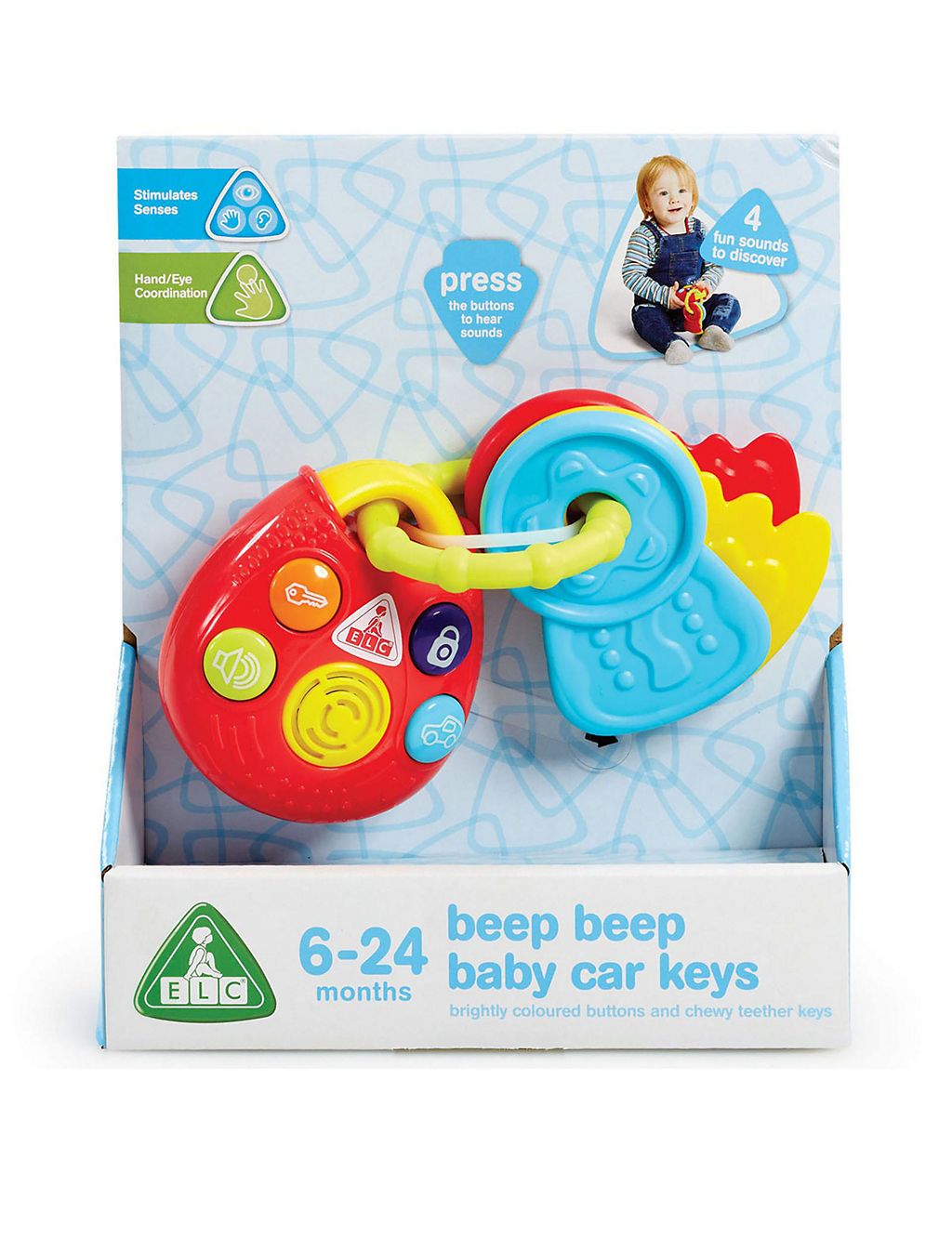Beep Beep Baby Car Keys (6-24 Mths) 1 of 2