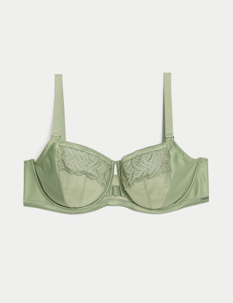Belize Embroidery Wired Minimiser Bra (C-G) 2 of 7
