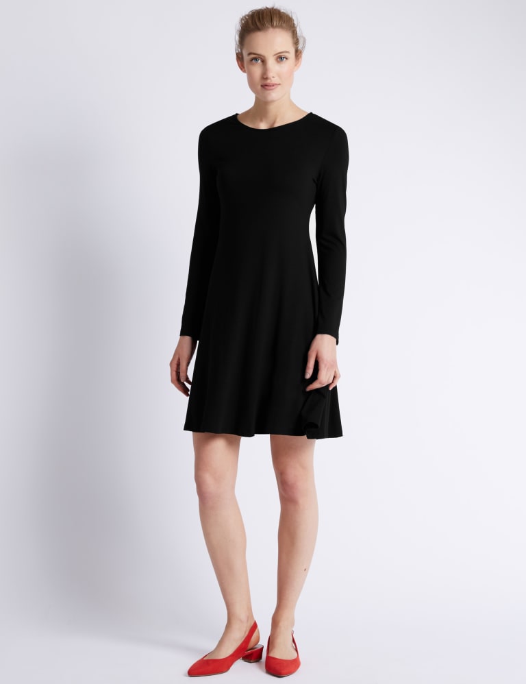 Bell Sleeve Swing Dress M S Collection M S