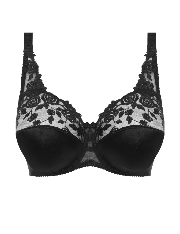 La Belle Fantastique 2 Pieces Black Sexy Open Back Lace Bra set