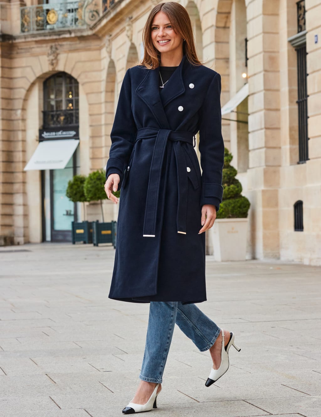 Longline cheap wrap coat