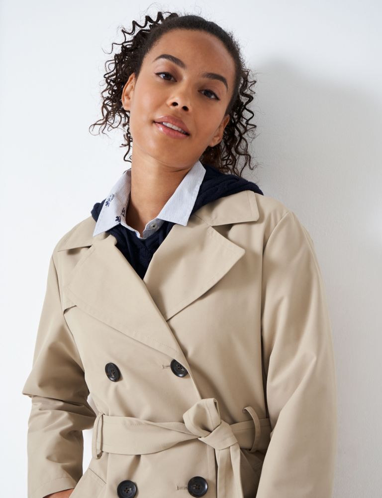 Belted Double Breasted Trench Coat | Crew Clothing | M&S