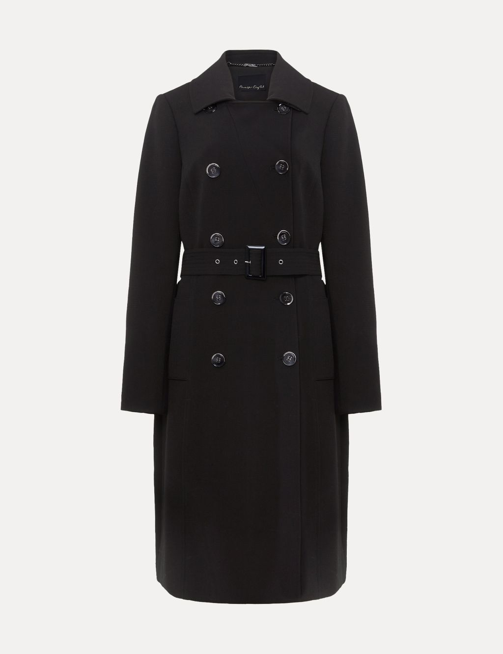 Belted Double Breasted Trench Coat 1 of 6