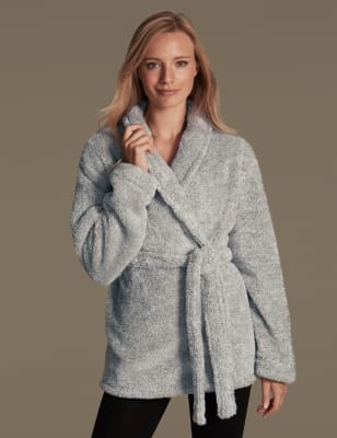 short dressing gown jacket