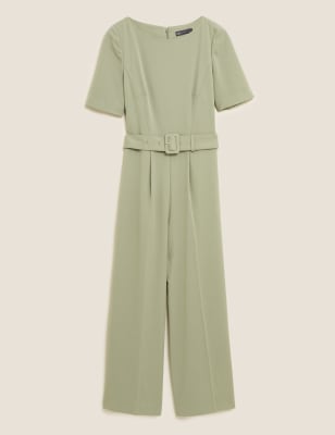 M&s best sale khaki jumpsuit