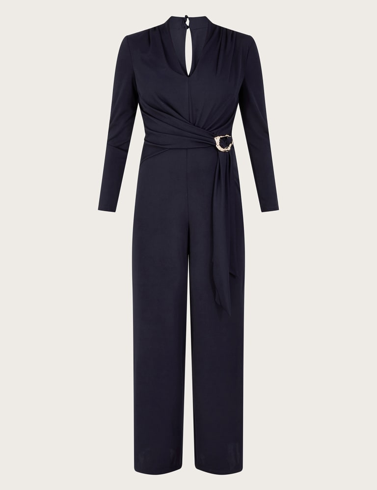 Belted Long Sleeve Jumpsuit Monsoon M S