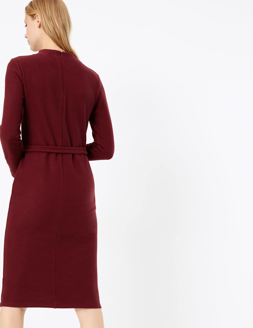 Belted Midi Shift Dress 4 of 4